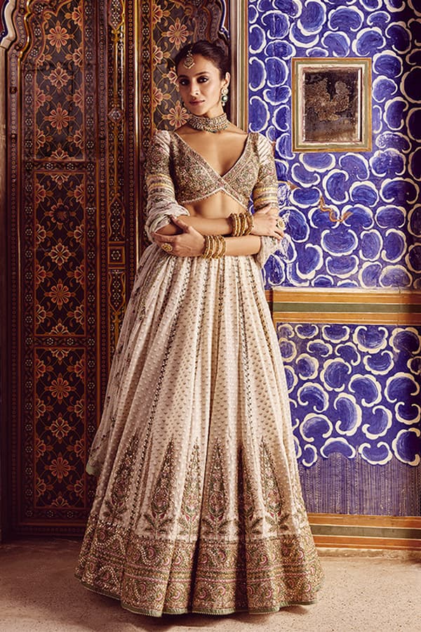Ivory Bridal Lehenga